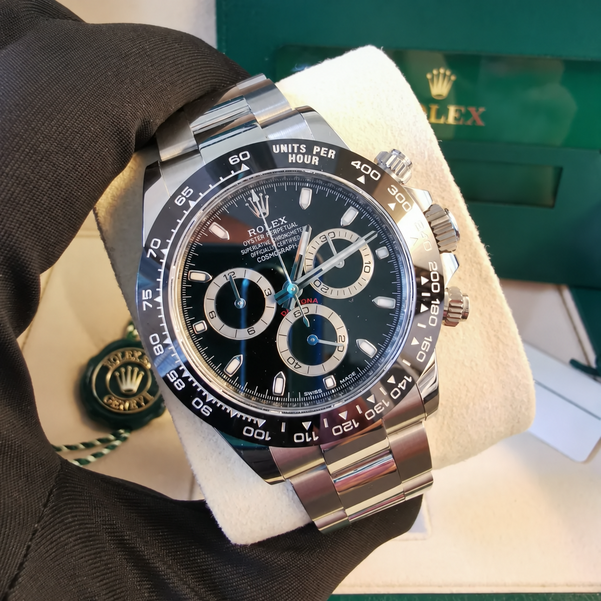 Daytona Cosmographe Fond Noir Montre Pour Homme