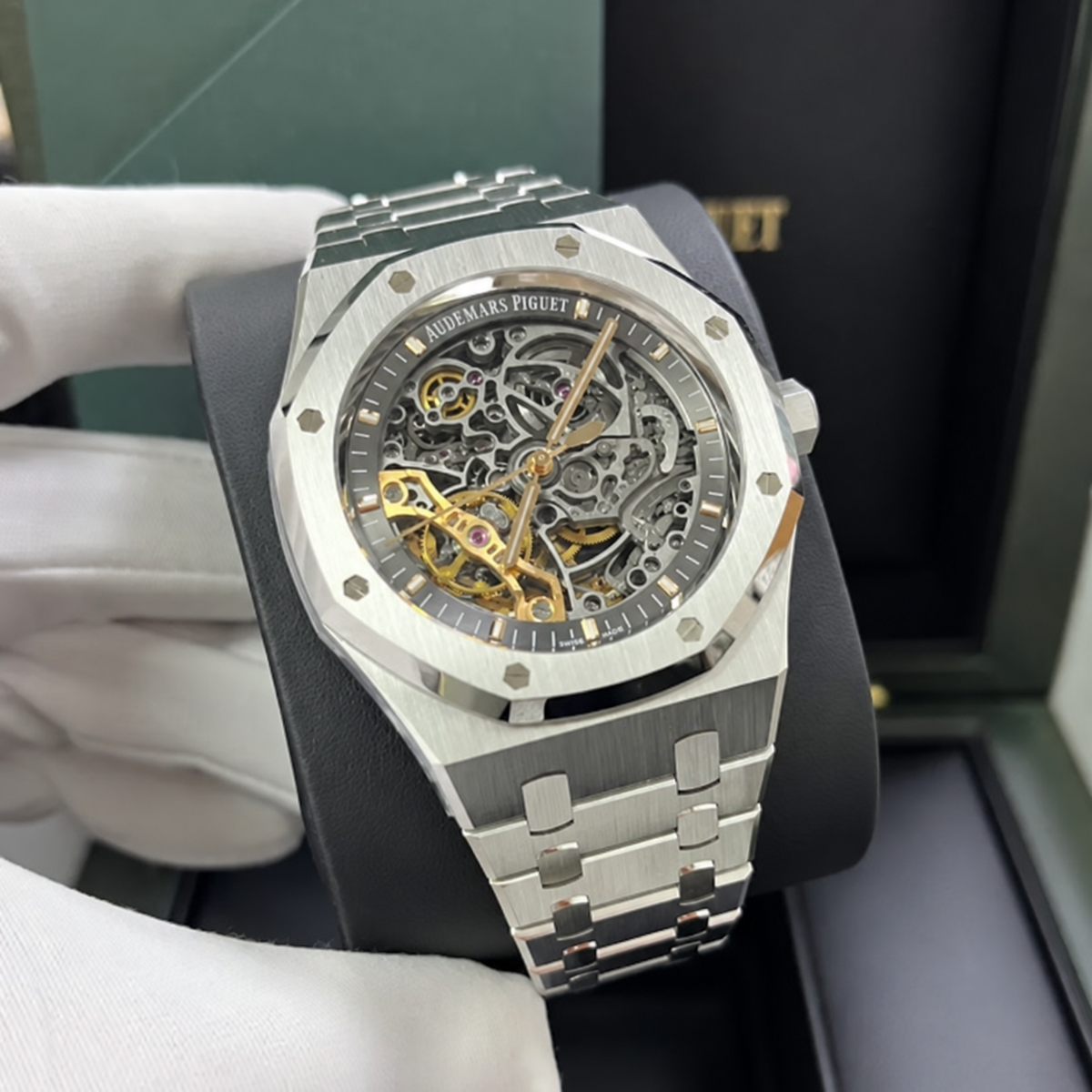 Audemars Piguet Royal Oak Skeleton argente