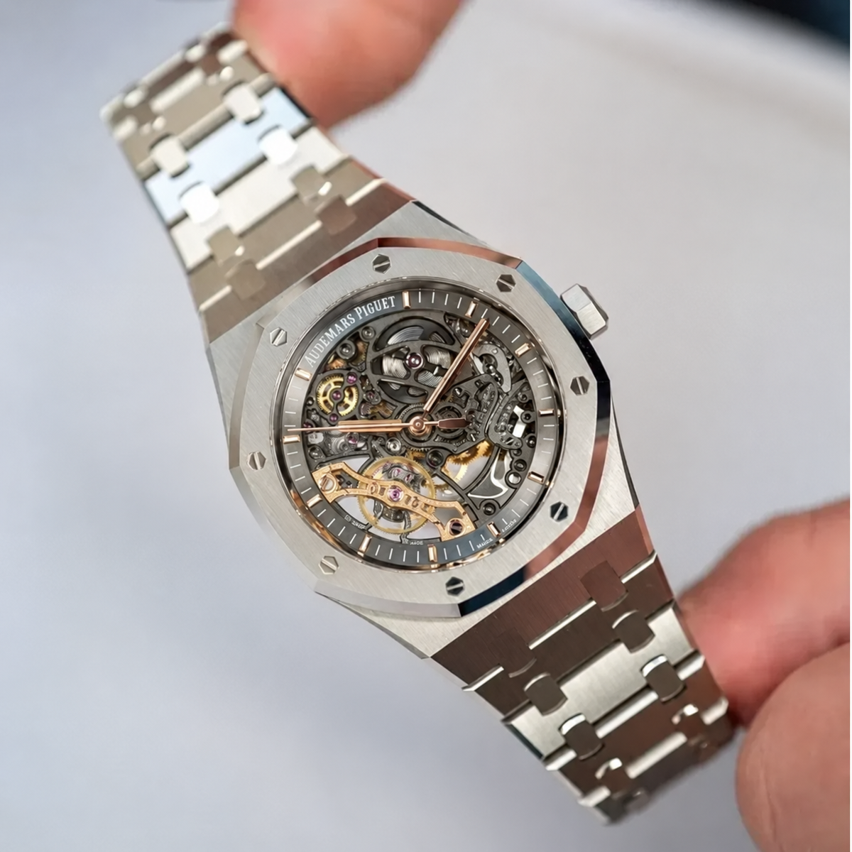 Audemars Piguet Royal Oak Skeleton argente
