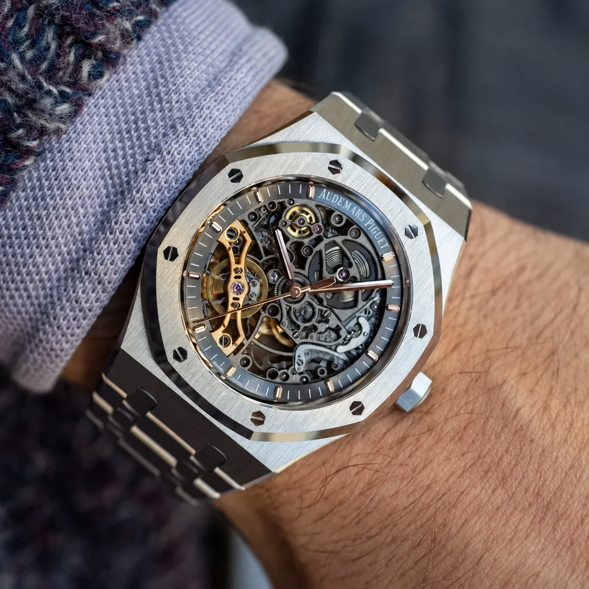 Audemars Piguet Royal Oak Skeleton argente
