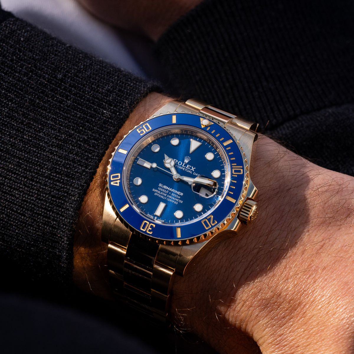 Rolex Submariner Date,  Yellow Gold