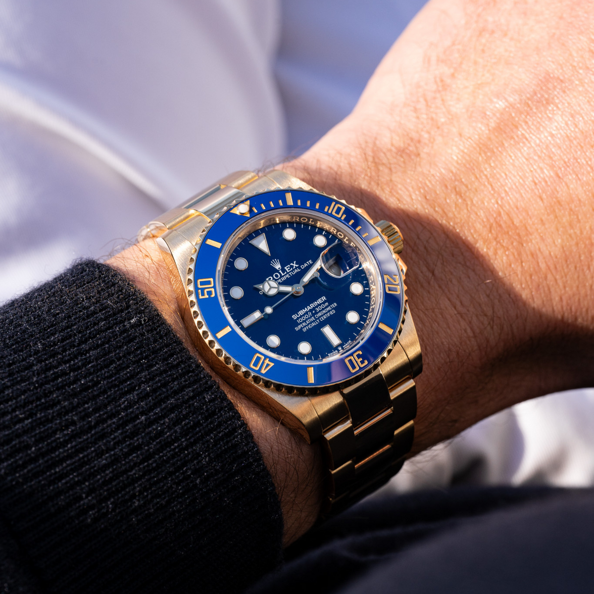 Rolex Submariner Date,  Yellow Gold
