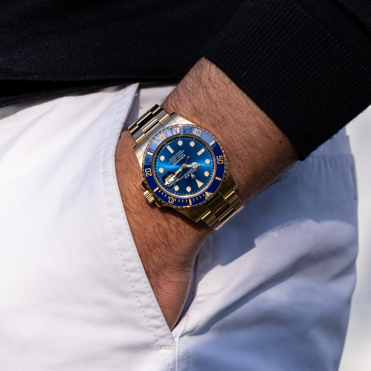 Rolex Submariner Date,  Yellow Gold