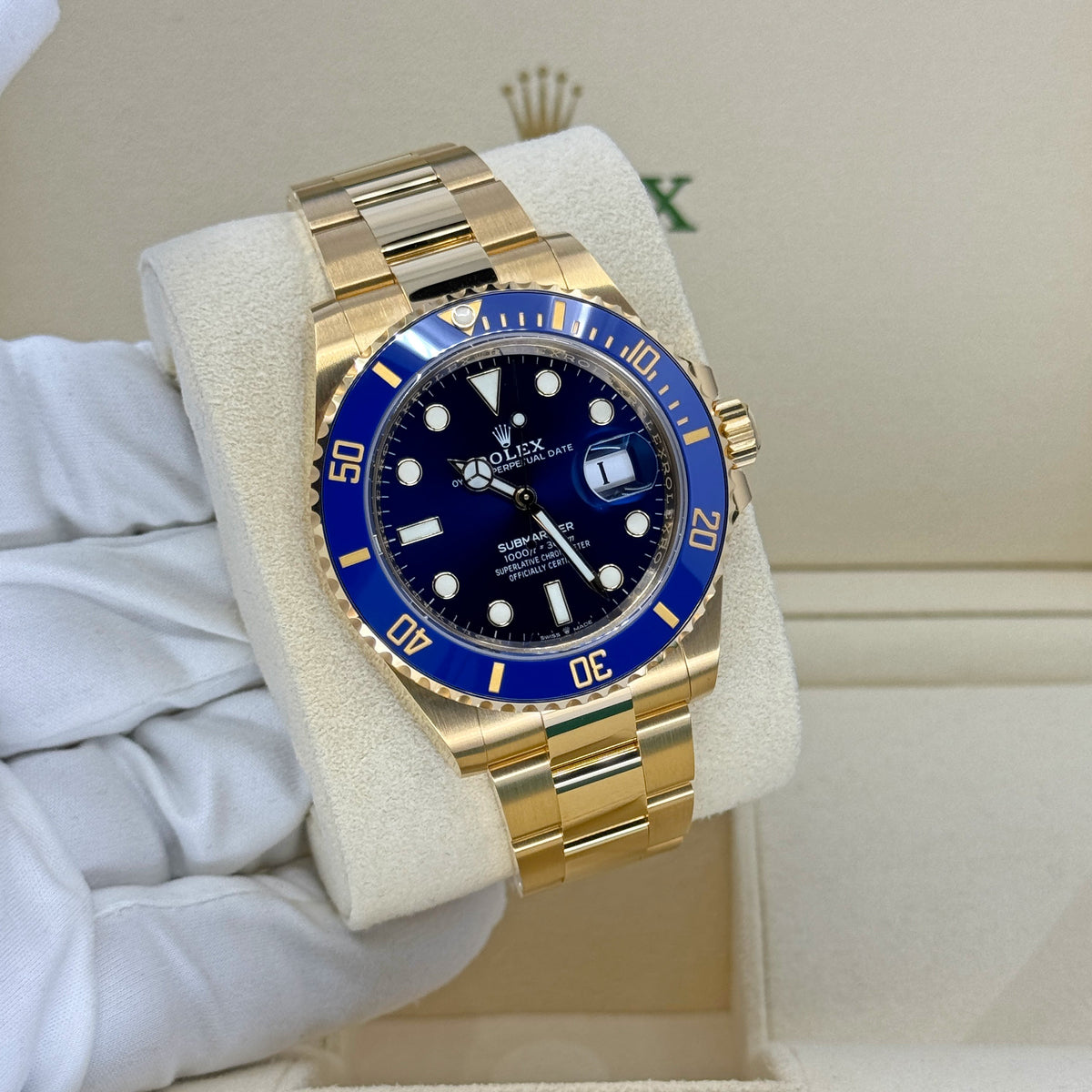 Rolex Submariner Date,  Yellow Gold
