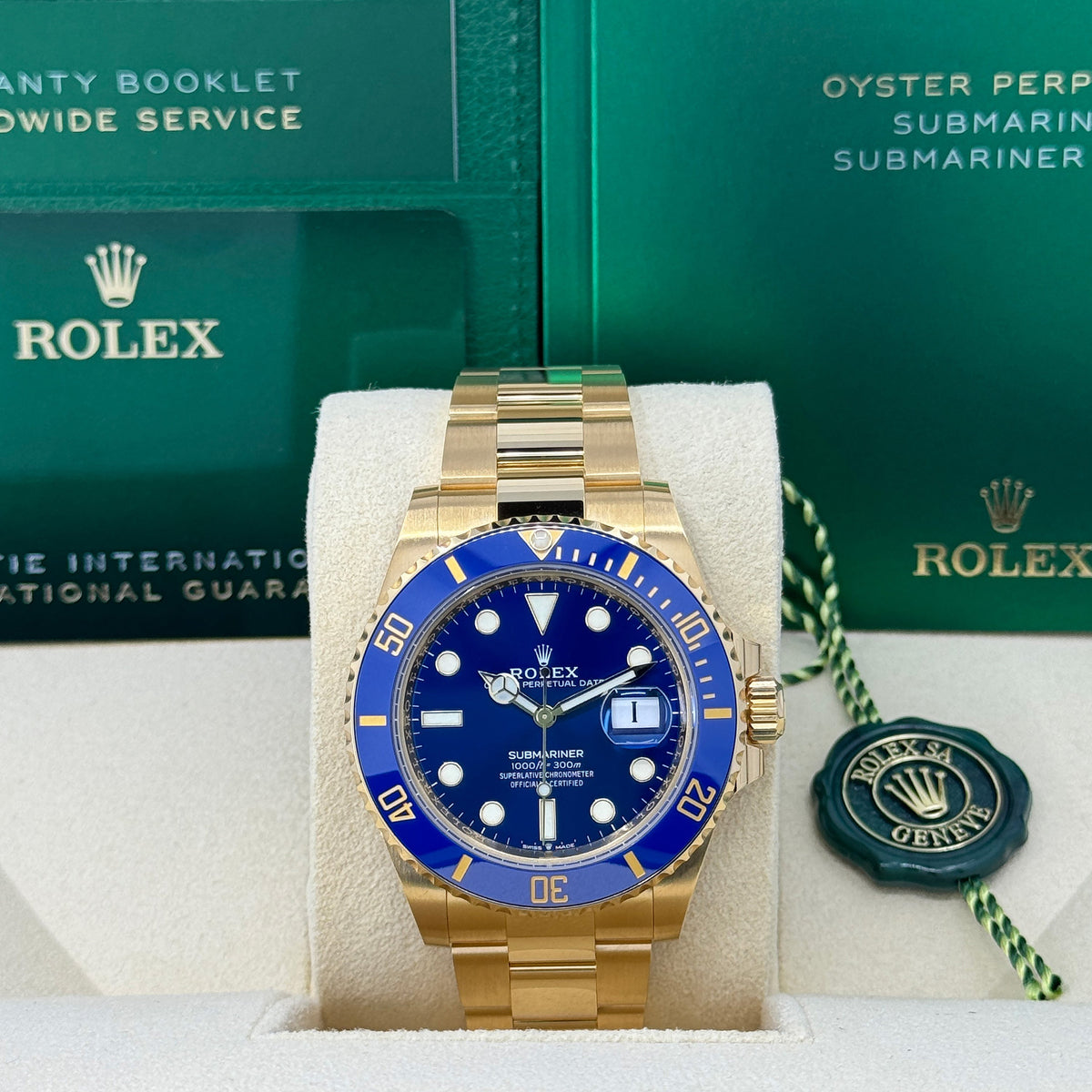 Rolex Submariner Date,  Yellow Gold