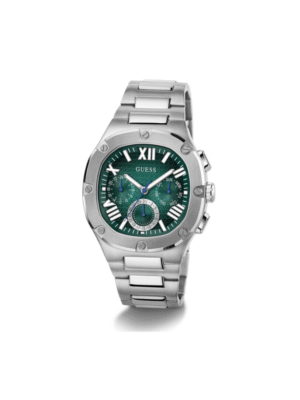 GUESS Mens Silver Tone Multi-function Watch Ref : GW0572G6