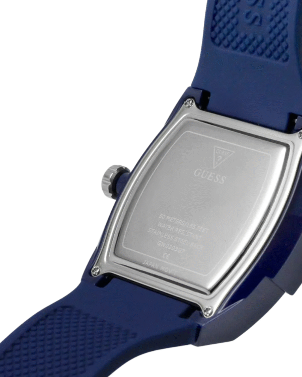 La montre GUESS GW0668L2 pour femme, issue de la collection Mod ID, combine élégance contemporaine et fonctionnalité raffinée. - 2025-05-31T183001.102 GUESS Mens Blue Multi-function Watch GW0203G7