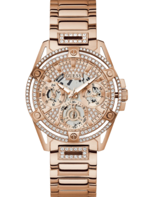GUESS Ladies Rose Gold Tone Multi-function Watch Ref : Gw0464L3