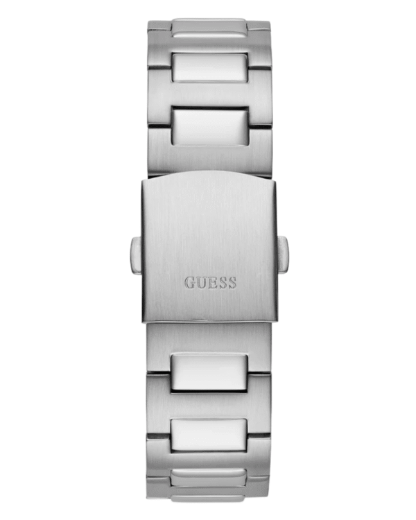 La montre GUESS GW0668L2 pour femme, issue de la collection Mod ID, combine élégance contemporaine et fonctionnalité raffinée. - 2025-06-26T060546.145 GUESS Mens Silver Tone Multi-function Watch Ref : GW0572G6