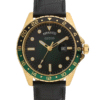 Guess Leather Analog Green Dial Men’s Watch Ref : GW0221G1
