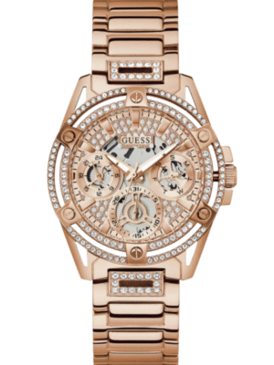 GUESS Ladies Rose Gold Tone Multi-function Watch Ref : Gw0464L3