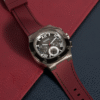 GUESS Mens Burgundy Gunmetal Multi-function Watch GW0571G4