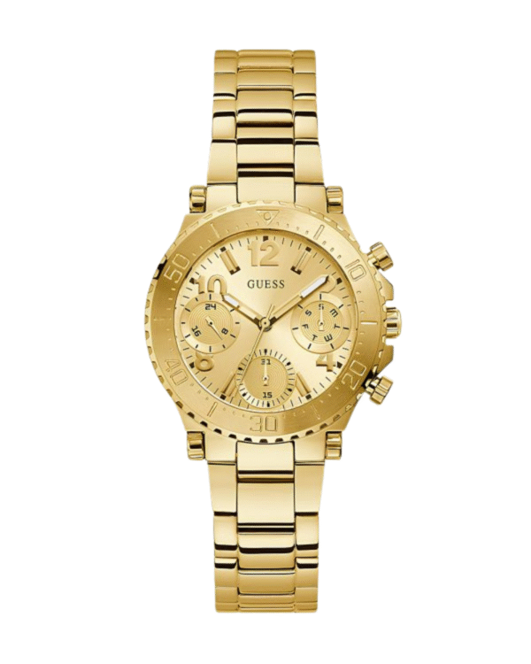 La montre GUESS GW0668L2 pour femme, issue de la collection Mod ID, combine élégance contemporaine et fonctionnalité raffinée. (40) Montre Guess Femme COSMIC GW0465L1