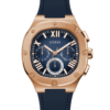 GUESS Mens Burgundy Gunmetal Multi-function Watch GW0571G2