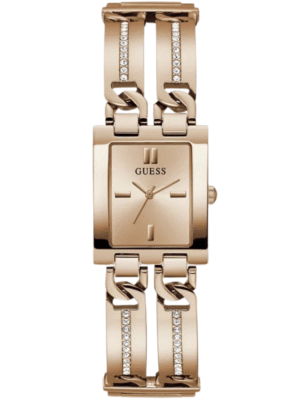 GUESS Ladies Rose Gold Tone Analog Watch,GW0668L3