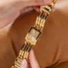 GUESS Ladies Gold Tone Analog Watch, GW0668L2