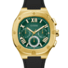 GUESS Mens Burgundy Gunmetal Multi-function Watch GW0571G3