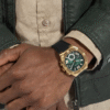 GUESS Mens Burgundy Gunmetal Multi-function Watch GW0571G3