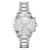 Hugo Boss Novia Chronograph Silver Dial Silver Steel Strap Watch for Women - 1502616