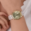 Mini Jaycie Logo and Gold-Tone Watch MK2861