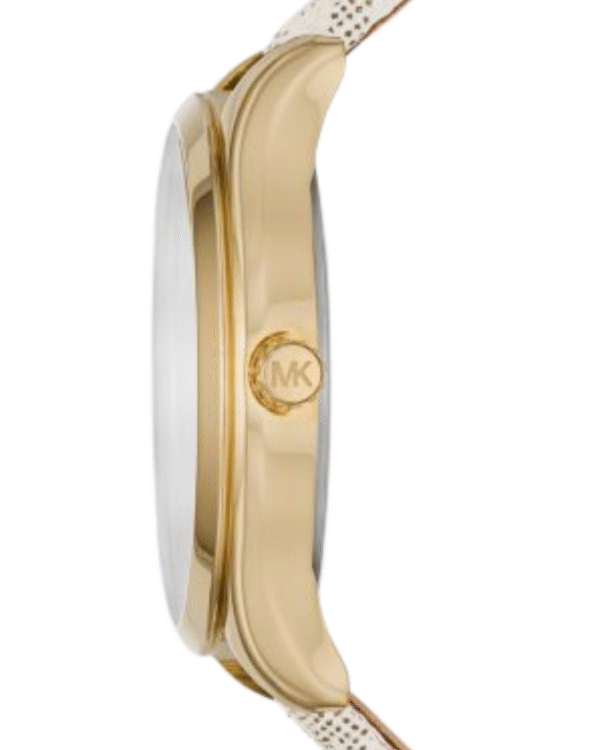 La montre GUESS GW0668L2 pour femme, issue de la collection Mod ID, combine élégance contemporaine et fonctionnalité raffinée. - 2025-06-02T084150.886 Mini Jaycie Logo and Gold-Tone Watch MK2861