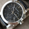 Burberry Mens City BU9356 Men's Black Chronograph Silver 42mm Watch