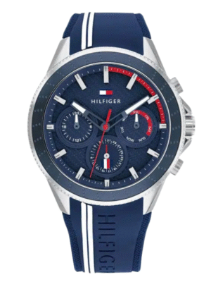 Montre Tommy Hilfiger Aiden 1791859 – Homme Chronographe Sport Bleu