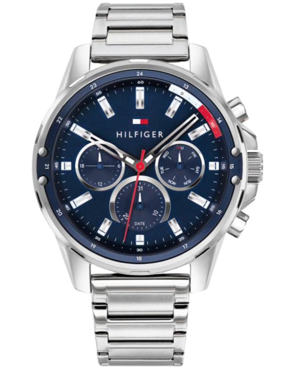 Montre Homme Tommy Hilfiger Mason 1791788 – Acier Inoxydable Bleu Multifonction