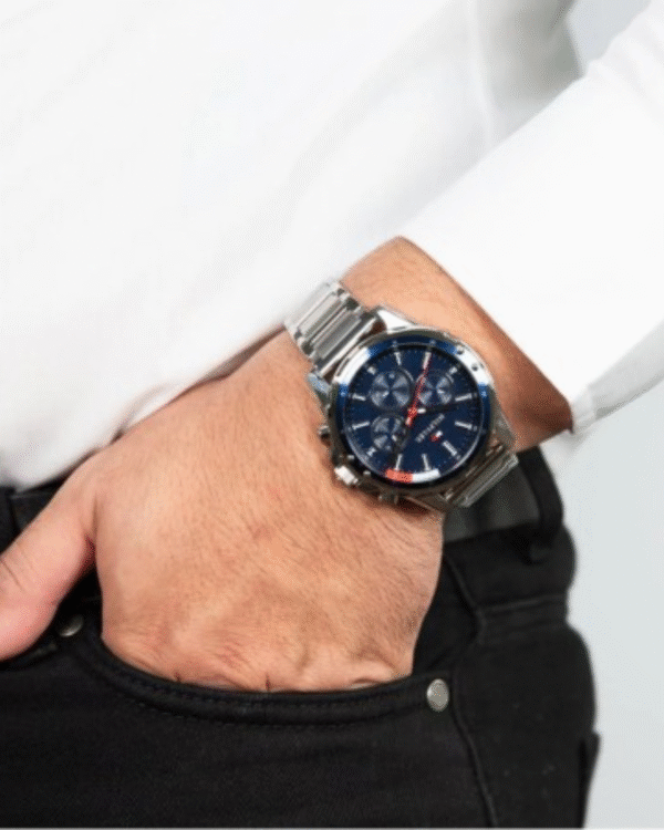 Montre Homme Tommy Hilfiger Mason 1791788 – Acier Inoxydable Bleu Multifonction