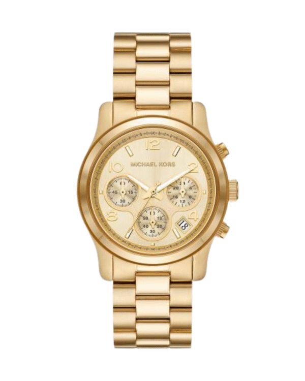 La montre GUESS GW0668L2 pour femme, issue de la collection Mod ID, combine élégance contemporaine et fonctionnalité raffinée. - 2025-06-10T020615.845 Montre MICHAEL KORS Runway Chronograph MK7323