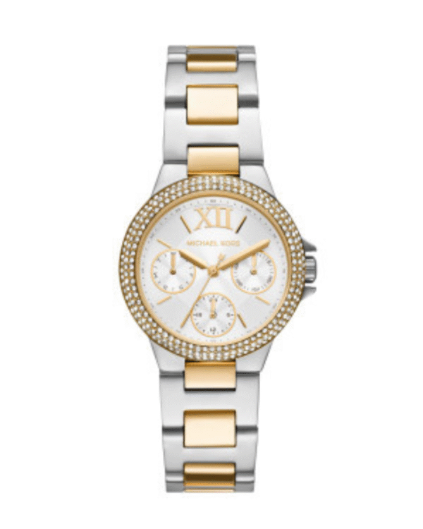La montre GUESS GW0668L2 pour femme, issue de la collection Mod ID, combine élégance contemporaine et fonctionnalité raffinée. - 2025-06-11T001503.933 Montre Femme Michael Kors Camille MK6982