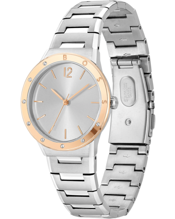 La montre GUESS GW0668L2 pour femme, issue de la collection Mod ID, combine élégance contemporaine et fonctionnalité raffinée. - 2025-06-13T022032.359 Montre Femme HUGO BOSS Breath 1502646
