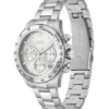 Hugo Boss Novia Chronograph Silver Dial Silver Steel Strap Watch for Women - 1502616