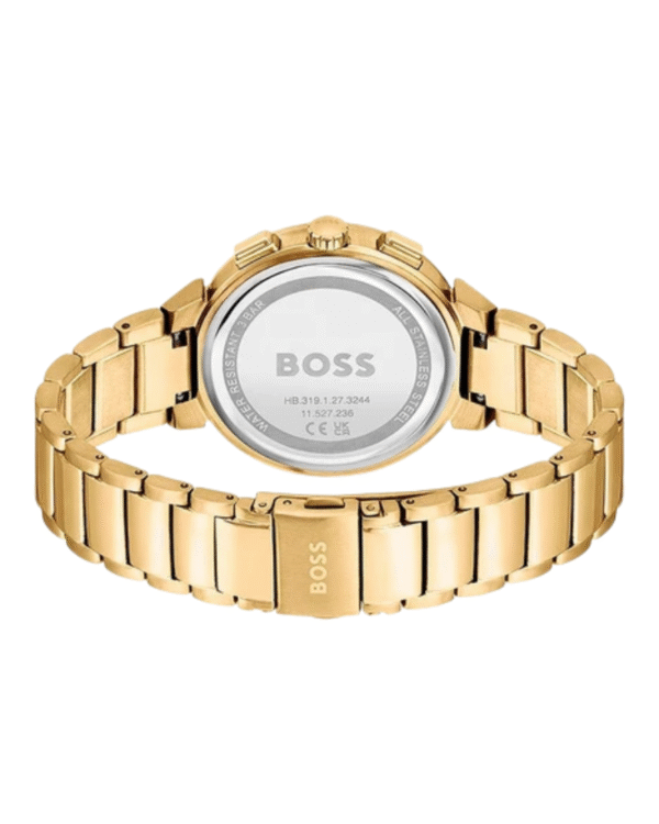 La montre GUESS GW0668L2 pour femme, issue de la collection Mod ID, combine élégance contemporaine et fonctionnalité raffinée. - 2025-06-14T173757.561 Montre BOSS Femme 1502679 – Sport Lux One Métal Doré Élégante