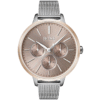 Montre Femme HUGO BOSS 1502423 – Collection Symphony, Cadran Or Rose, Bracelet Milanais Argenté, Mouvement Quartz