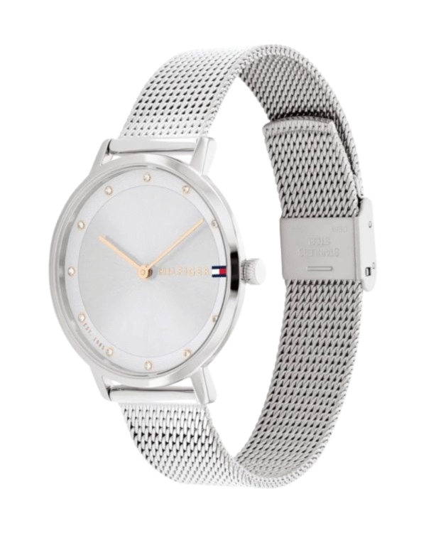La montre GUESS GW0668L2 pour femme, issue de la collection Mod ID, combine élégance contemporaine et fonctionnalité raffinée. - 2025-06-18T043812.500 Montre Tommy hilfiger Pippa Pour Femme, Acier Argenté 1782665