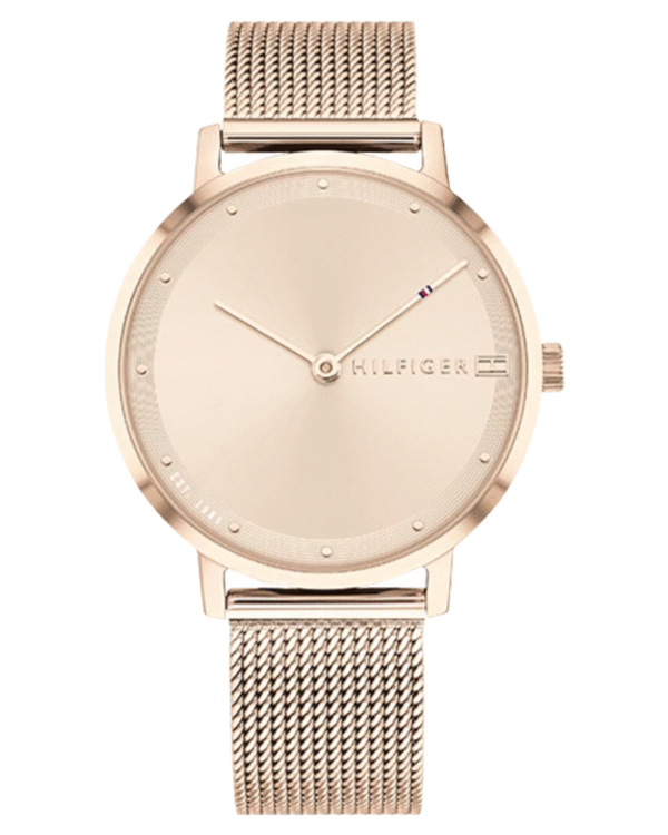 La montre GUESS GW0668L2 pour femme, issue de la collection Mod ID, combine élégance contemporaine et fonctionnalité raffinée. - 2025-06-18T160531.908 Montre Tommy Hilfiger Pippa 1782150 en maille milanaise or Ros Pour Femme