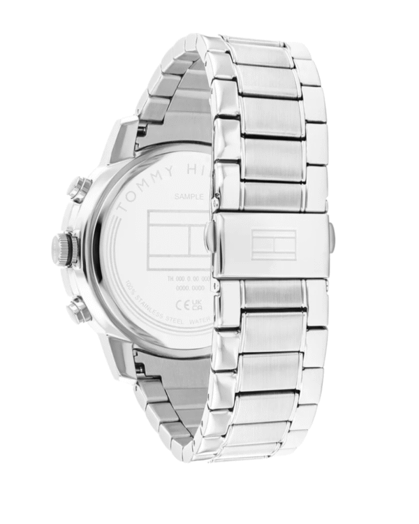 La montre GUESS GW0668L2 pour femme, issue de la collection Mod ID, combine élégance contemporaine et fonctionnalité raffinée. - 2025-06-20T034206.628 Montre chronographe Tommy Hilfiger Troy pour homme avec cadran gris et bracelet en acier argenté - 1792106