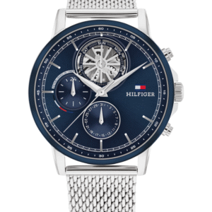 Montre Homme Tommy Hilfiger 7205635 – Bracelet Acier Inoxydable Argent, 44 mm