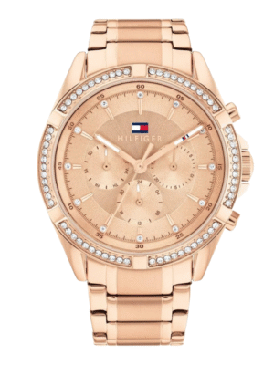 Tommy Hilfiger Kenzie – Montre Femme Quartz Multifonction Rose Gold 40 mm Réf. 1782617