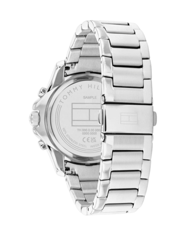 Tommy Hilfiger Montre Analogique Multifunction à Quartz pour Femme avec Bracelet en Acier Inoxydable argenté - 1782569