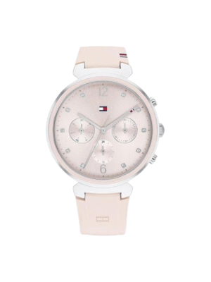 Tommy Hilfiger IVY 1782343 – Montre Femme Quartz 38 mm Acier Inox & Silicone Rose