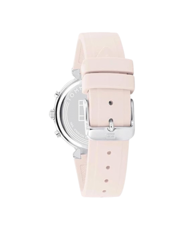 La montre GUESS GW0668L2 pour femme, issue de la collection Mod ID, combine élégance contemporaine et fonctionnalité raffinée. - 2025-06-21T190610.760 Tommy Hilfiger IVY 1782343 – Montre Femme Quartz 38 mm Acier Inox & Silicone Rose