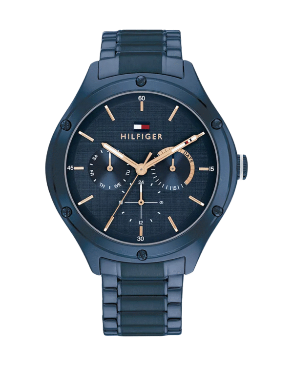La montre GUESS GW0668L2 pour femme, issue de la collection Mod ID, combine élégance contemporaine et fonctionnalité raffinée. - 2025-06-22T164252.318 Montre Femme Tommy Hilfiger Lexi 1782656 – Bracelet Acier Inoxydable Argenté, Mouvement Quartz