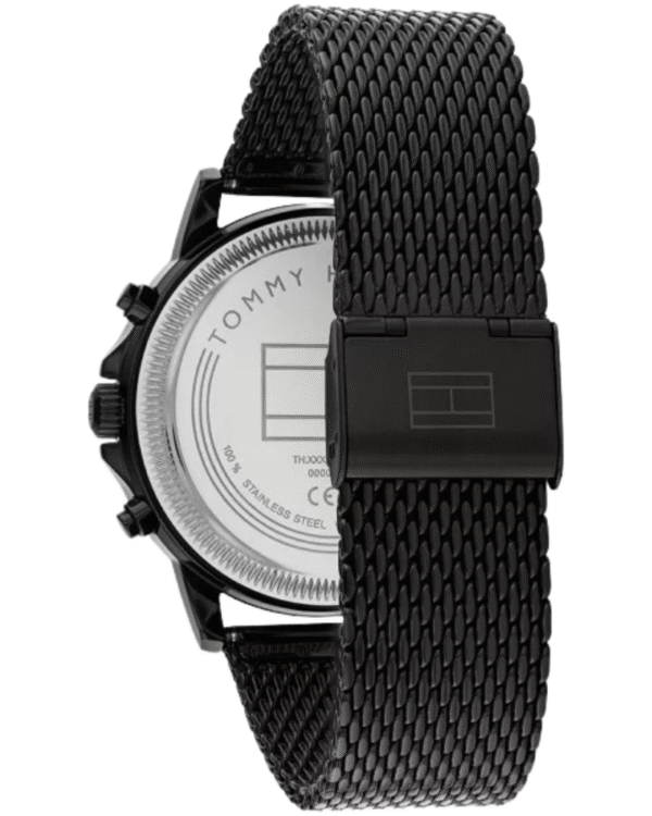 La montre GUESS GW0668L2 pour femme, issue de la collection Mod ID, combine élégance contemporaine et fonctionnalité raffinée. - 2025-06-22T175418.746 Montre Homme Tommy Hilfiger Stewart 1710610 – Acier Noir 44 mm Multifonction Quartz
