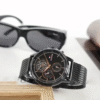 Montre Homme Tommy Hilfiger Stewart 1710610 – Acier Noir 44 mm Multifonction Quartz