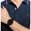 Montre Homme Tommy Hilfiger Aiden 1792110 – Cadran Noir & Bracelet Cuir 46 mm