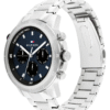 Montre Homme Tommy Hilfiger Aiden 1792104 – Acier Argenté Ø 46 mm Jour‑Date
