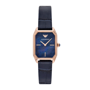 Montre Femme Emporio Armani Gioia AR11426 – Acier Or Rose & Cadran Nacre Bleu 24 mm