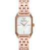 Montre Femme Emporio Armani AR11147 – Retro Acier Or Rose & Nacre 24 mm